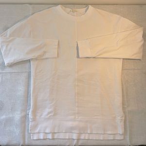 Open Edit White Crewneck